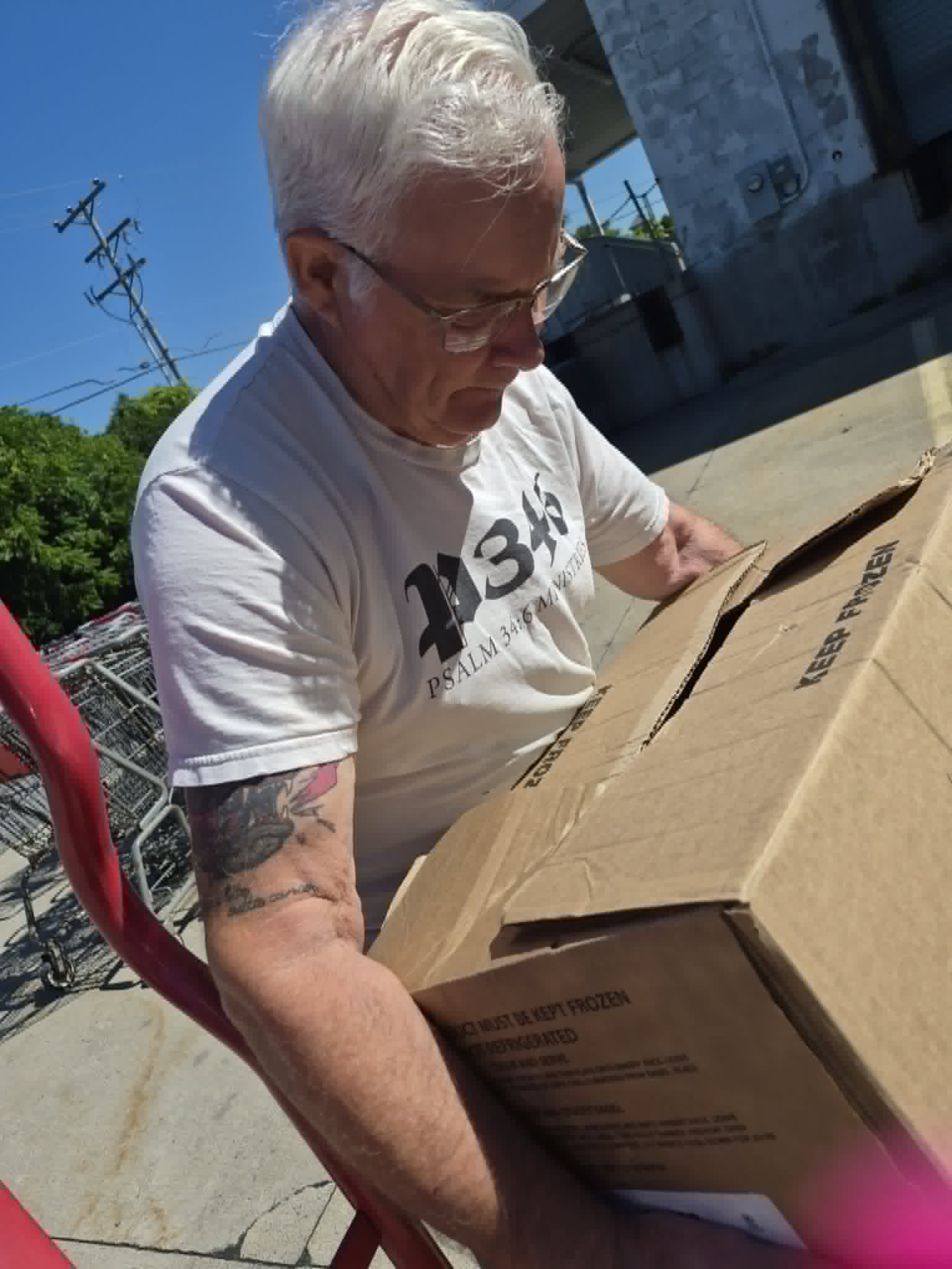 A moment from our ministry outreach